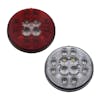 4" Round STT And Back-Up Combo LED Light Angled View