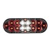 6" Oval STT And Back-Up Combo LED Light Clear Lens