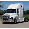 Freightliner Cascadia Herd AeroPLUS Bumper Grill Guard (Mirror-Polished Aluminum; Installed on Truck)