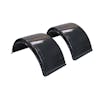Poly Fenders Black For 19.5" Dual Rear Wheels Single Axle