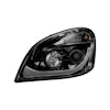 Freightliner Cascadia Headlights (Blackout Housing with Dual-Function LED Turn Signals) (Right View, Off)
