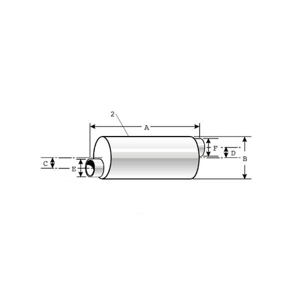 8.2" x 11.5" Muffler MAK2ME337A