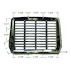 Mack R DM Chrome Grill Replacement Dimensions