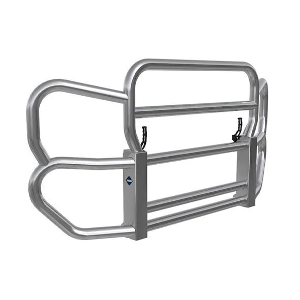 herd grill guard with polished finish