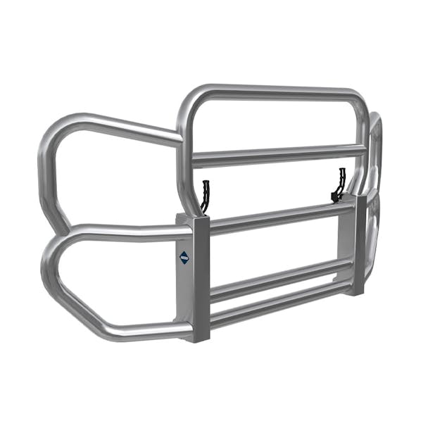herd grill guard with polished finish