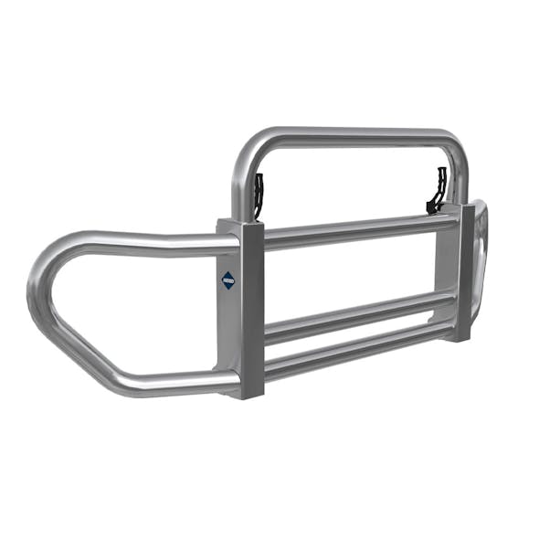 herd grill guard with polished finish