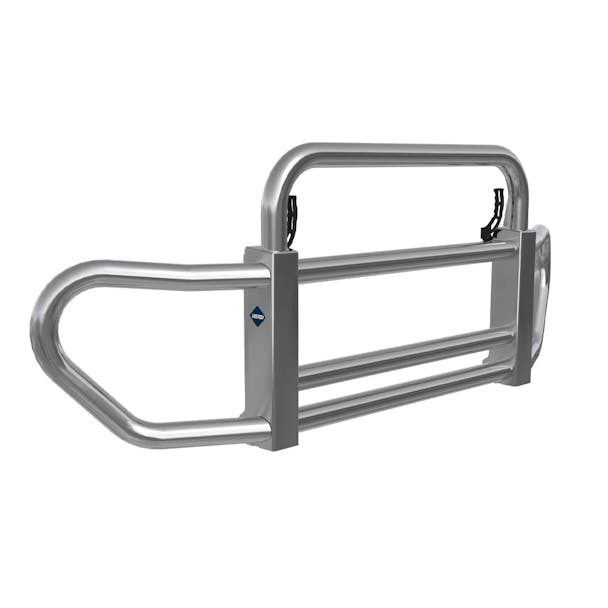 herd grill guard with polished finish