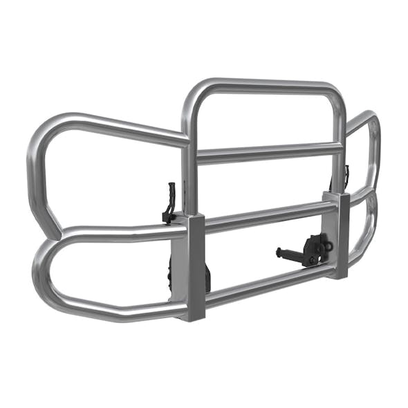 herd grill guard with polished finish