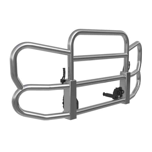 herd grill guard with polished finish