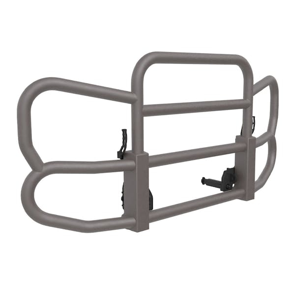 herd grill guard with satin finish