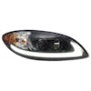 International ProStar Blackout Projector Headlight with LED Light Bar Passenger Side