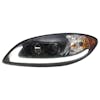 International ProStar Blackout Projector Headlight with LED Light Bar Driver Side