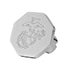 Engraved Marine Corps Logo Tractor Trailer Air Brake Knob - Octagon