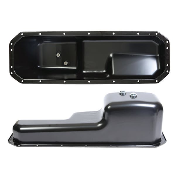 Heavy Duty Engine Oil Pan Top & Side View