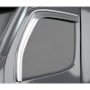 International LT Chrome Belmor Ventvisor Rain Guard Side View