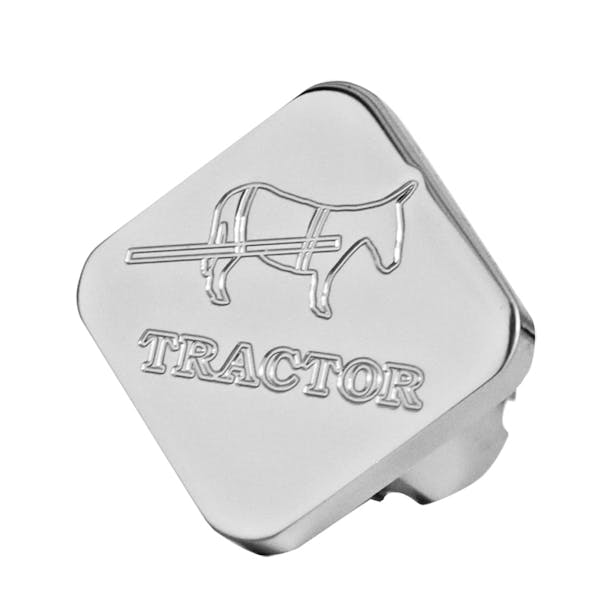 Engraved Square Donkey Logo Tractor Air Brake Knob