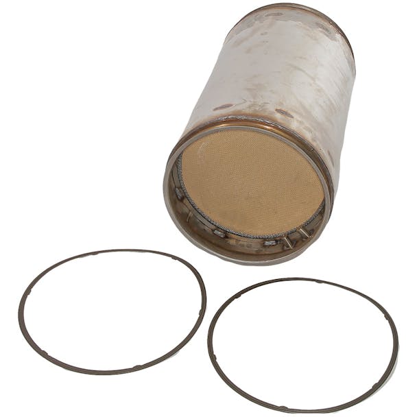 Diesel Particulate Filter Angle View