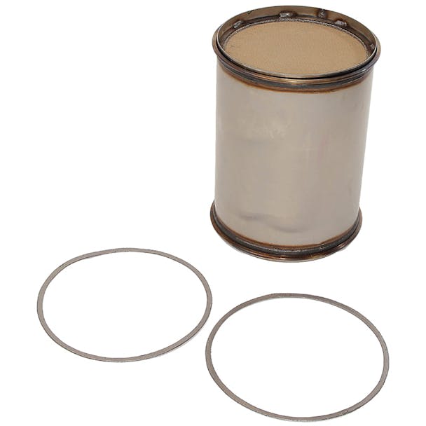 Diesel Particulate Filter Front View