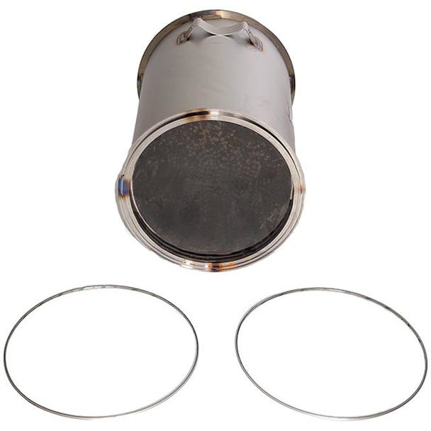 Diesel Particulate Filter Angled View