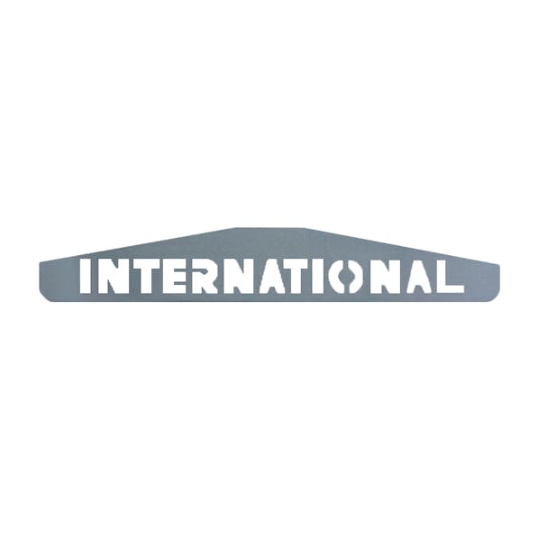 International Chrome Bottom Mud Flap Weight