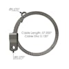 Kenworth T600 Hood Cable K068-4605-3 Measurements