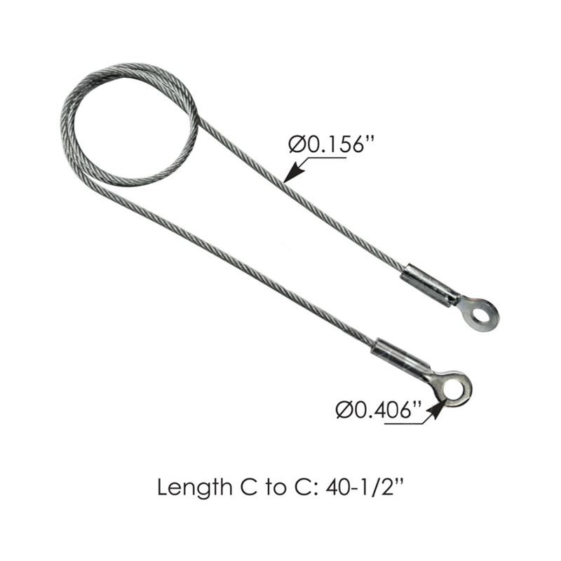 アナカラーボウダンロウ　パーツ Western Star W9400L Hood Cable A17-19013-002 - Raney's Truck Parts