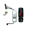 International Durastar Mirror Assembly Cover With Heat Function Black Passenger