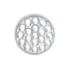 4" Chrome Round White Reflective Back-Up Light On