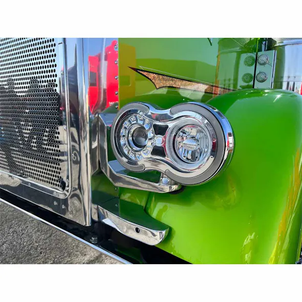 Retro Series Double Round 5.75" LED Projector Headlight Hover Image