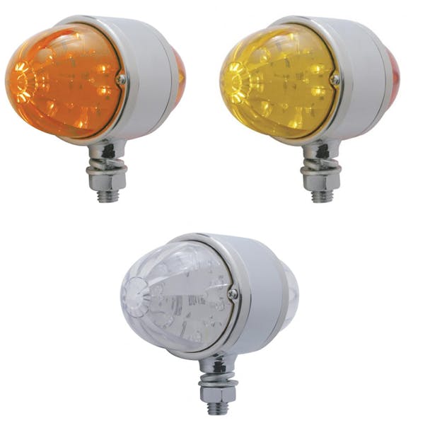 17 LED Double Face Cab Light With Watermelon Style Lens