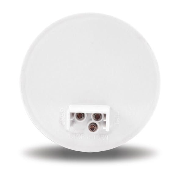 4" Round LEDs With Lock Connector - Back