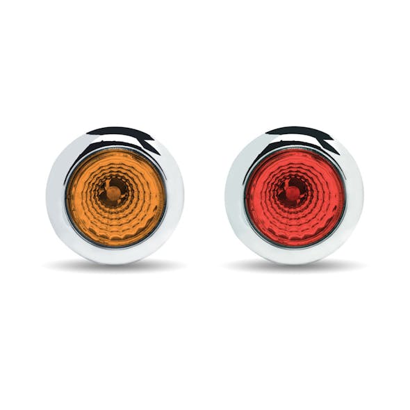 Twist On 3/4" Round LEDs With Reflector