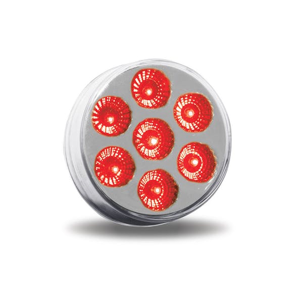 2.5 Inch Round LEDs - red LEDs