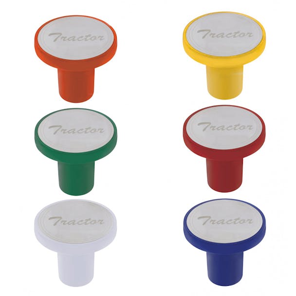 Aluminum Screw-On Air Valve Knob - Tractor