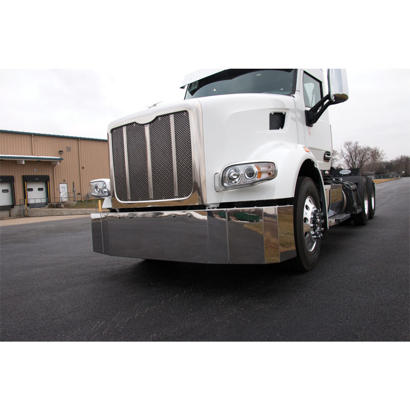 Peterbilt 567 Mitered End Set Forward Axle Bumper By