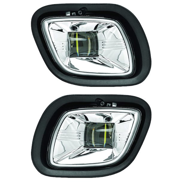 Chrome Freightliner Cascadia Fog Lights A06-51908-000 A06-51908-001 (Off)