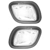 Chrome Freightliner Cascadia Fog Lights A06-51908-000 A06-51908-001 (On)