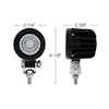 High Power LED Mini Work Light Dimensions