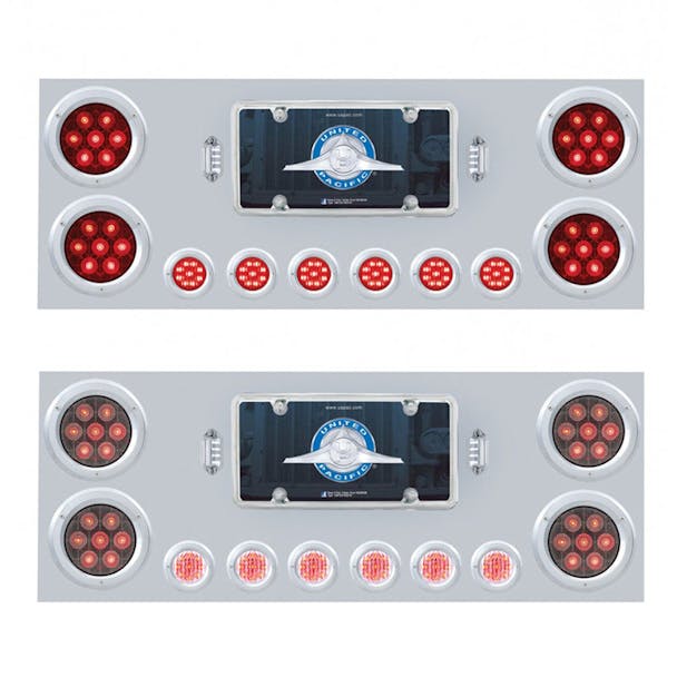 Competition Series Rear Center Panel With 4" & 2" Round LEDs