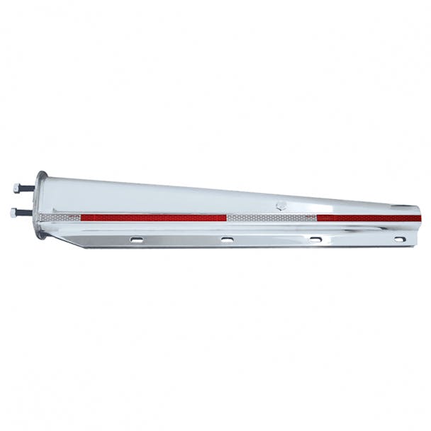 Mud Flap Hanger With Conspicuity Reflector 2" Bolt Spacing