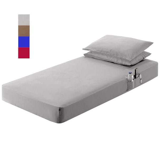 28.5" x 78" Sleeper Cab Sheet Set Silver Grey