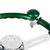 Universal Classic Green Steering Wheel Spinner Mounted