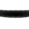 Universal 20" Black Leather Steering Wheel Cover Close Up View