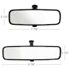 Universal 8" 10" Interior Rear View Mirror Dimensions