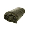 Flannel Fleece Comfort Blanket - Olive Green Unpackaged