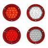 4" Round Fleet Series LED Light With Reflector Ring By Grand General - Default