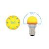 High Power 1157 LED Dual Function Bulb Amber Upright Light