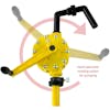 Plastic Rotary Drum Pump Rotating