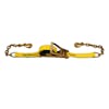 2" x 27' Self Contained Ratchet Tie Down Strap Assembly Chain Extensions