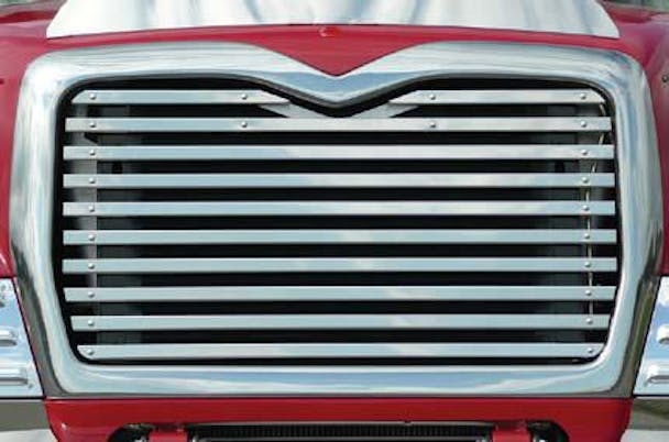 Mack Granite GU713 Replacement Grill With 11 Horizontal Bars By RoadWorks